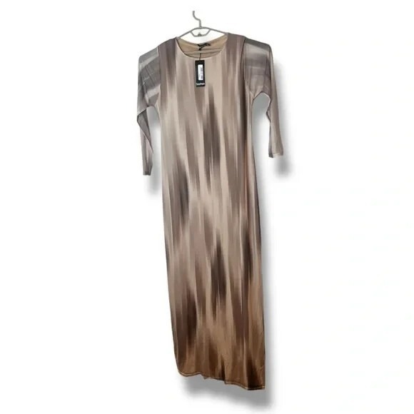 Boohoo Dresses & Skirts - Boohoo Abstract Mesh Maxi Dress Size 20 New